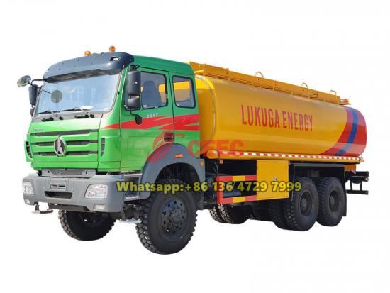 Beiben 6×6 off-road fuel bowser
