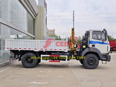 Beiben 4×2 knuckle boom crane truck