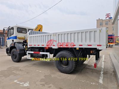 Beiben 4×2 knuckle boom crane truck