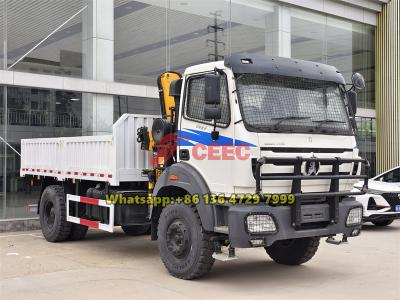 Beiben 4×2 knuckle boom crane truck