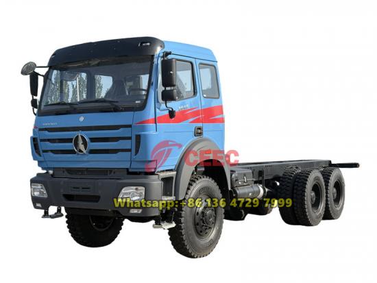 Beiben 6×6 cargo chassis for sale