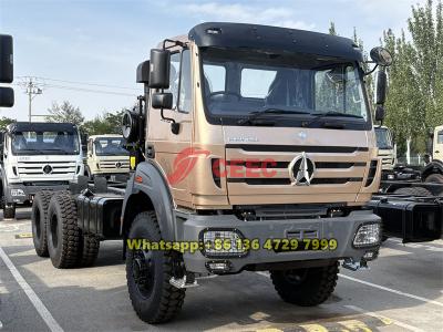 Beiben 6×6 off-road truck chassis