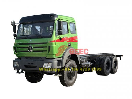 Beiben 6×6 off-road chassis for sale