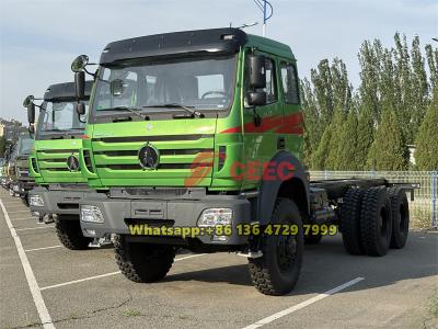 Beiben 6×6 off-road chassis for sale