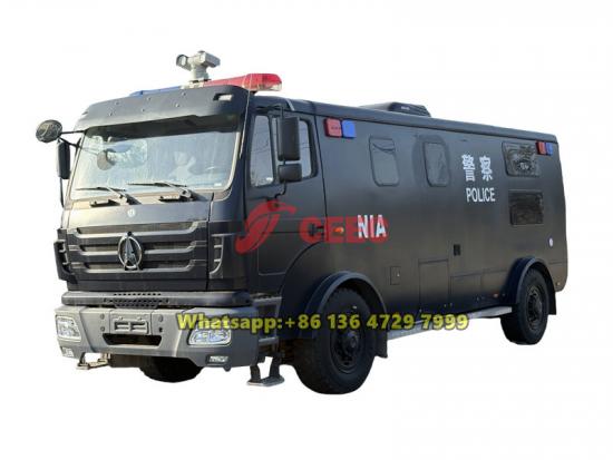 Beiben mobile police truck for sale