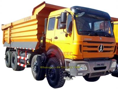 Beiben 8*4 3142 heavy duty dump trucks  manufacturer