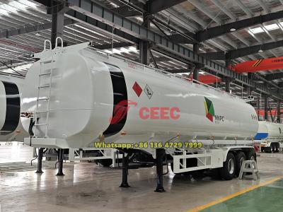 Nigeria NNPC 45000 liters fuel tanker trailer