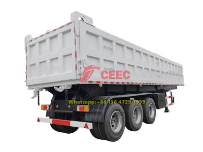 3 axles heavy duty tipper trailer