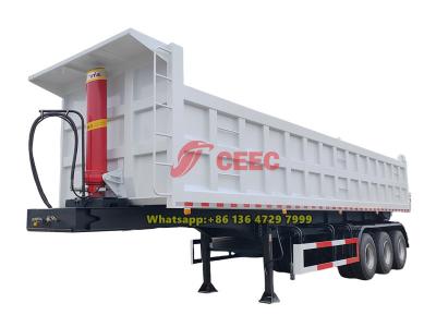 3 axles heavy duty tipper trailer