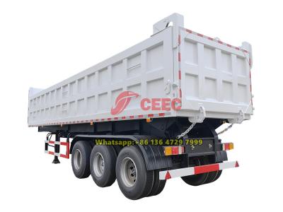 3 axles heavy duty tipper trailer