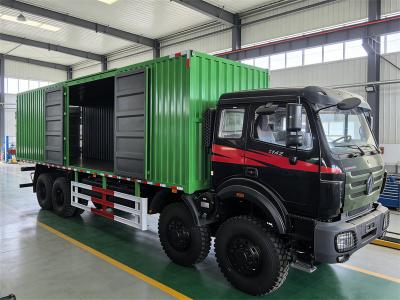 Beiben 8×8 AWD cargo box truck