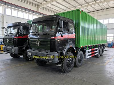 Beiben 8×8 AWD cargo box truck