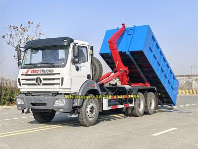 Beiben 10-wheeler hook loader garbage truck