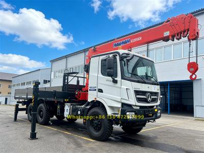 Beiben 6×6 AWD lorry crane