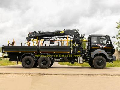 Beiben 6×6 AWD truck with crane