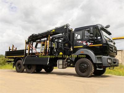 Beiben 6×6 AWD truck with crane