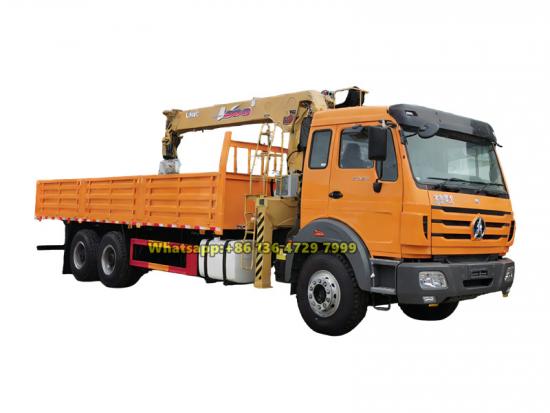 Beiben 10-wheeler 8 ton crane truck