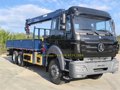 Beiben 10-wheeler 10 ton boom crane truck