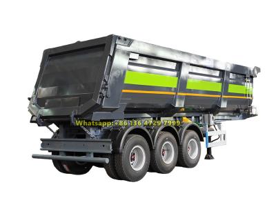 3 axles heavy duty 50 ton tipper trailer