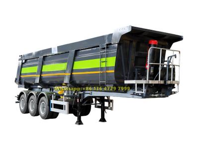 3 axles heavy duty 50 ton tipper trailer