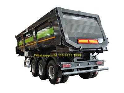 3 axles heavy duty 50 ton tipper trailer