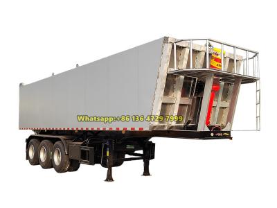 3 axles heavy duty 50 ton tipper semi-trailer