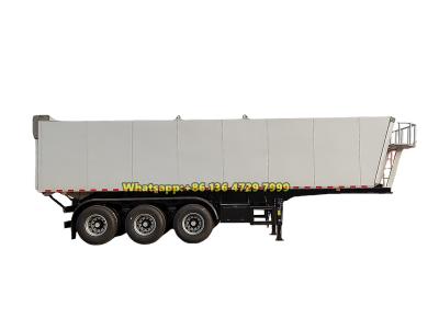 3 axles heavy duty 50 ton tipper semi-trailer