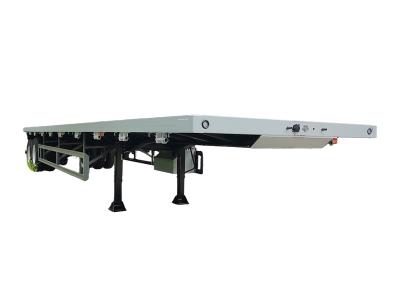 2 axles 40FT container flatbed trailer