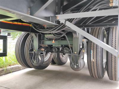 2 axles 40FT container flatbed trailer