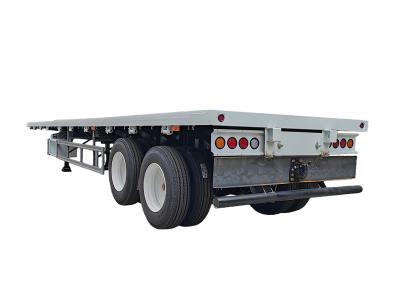 2 axles 40FT container flatbed trailer