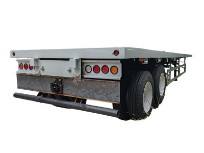 2 axles 40FT container flatbed trailer