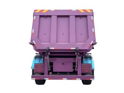 U-shaped heavy duty 50 ton rear tipper trailer