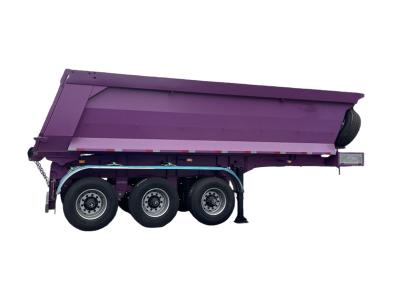 U-shaped heavy duty 50 ton rear tipper trailer