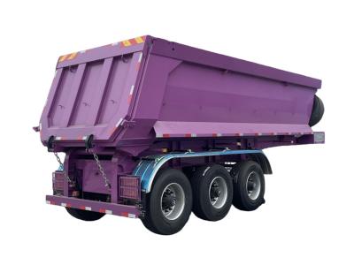 U-shaped heavy duty 50 ton rear tipper trailer