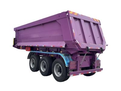 U-shaped heavy duty 50 ton rear tipper trailer
