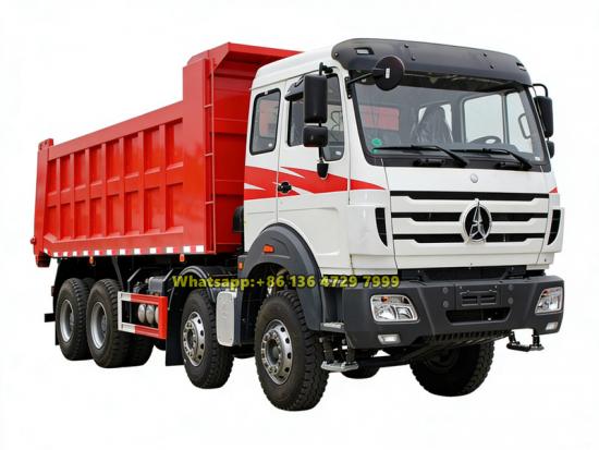 Beiben 8×4 construction tipper truck