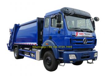 Beiben 4×2 refuse compactor truck