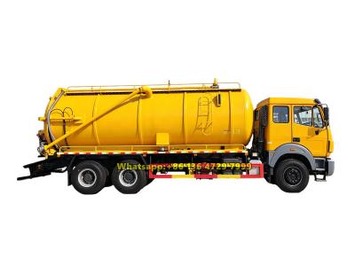 Beiben 10 wheeler vacuum suction truck