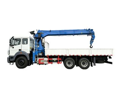 Beiben 10-wheeler 14 ton boom crane truck