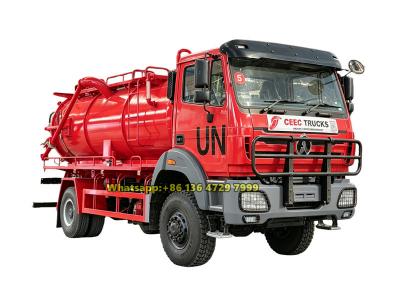 Beiben off-road vacuum suction truck