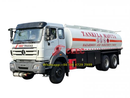 Beiben 18000 liters fuel tanker truck