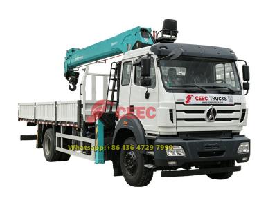 Beiben 1929 8-ton boom crane truck