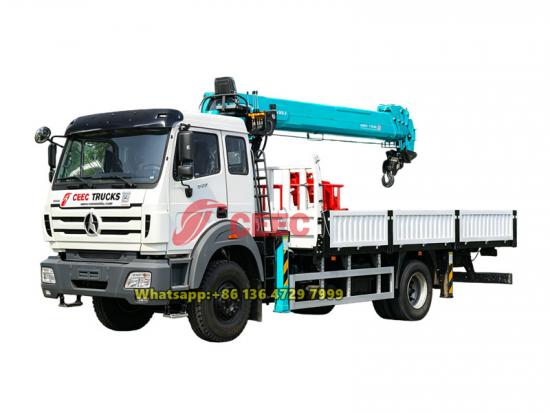 Beiben 1929 8-ton boom crane truck