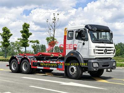 Beiben 6×4 hook loader truck