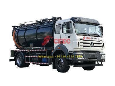 Beiben 4×2 heavy duty sewer jetter truck