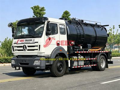 Beiben 4×2 heavy duty sewer jetter truck