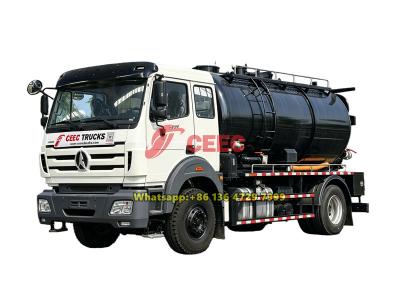 Beiben 4×2 heavy duty sewer jetter truck