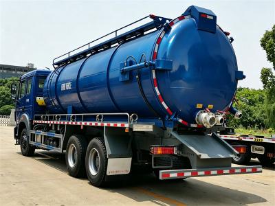 Beiben 6×4 heavy vacuum tank truck