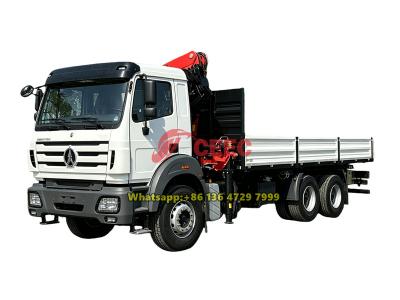 Beiben 6×4 boom crane truck