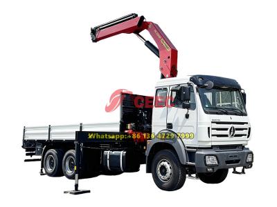 Beiben 6×4 boom crane truck